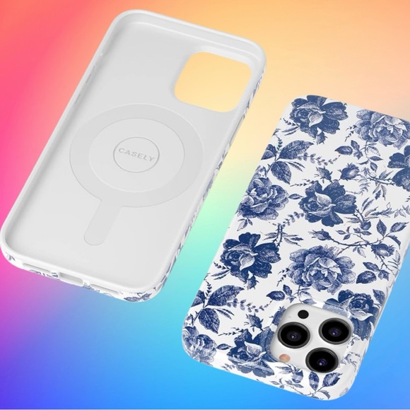 NWOT CASELY iPHONE 13 PRO MAGSAFE CASE - ROSE TO FAME - Picture 6 of 8